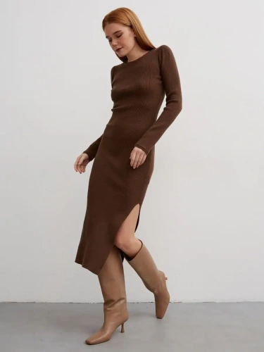 Платье вечернее праздничное офисное повседневное вязаное фото 7