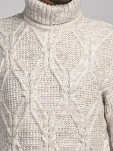 Свитер с горлом теплый шерстяной фото 4