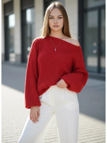 Вязаный свитер оверсайз удлиненный фото 2