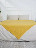 Плед 200х220 на кровать диван покрывало вязаный Хлопок 100 %