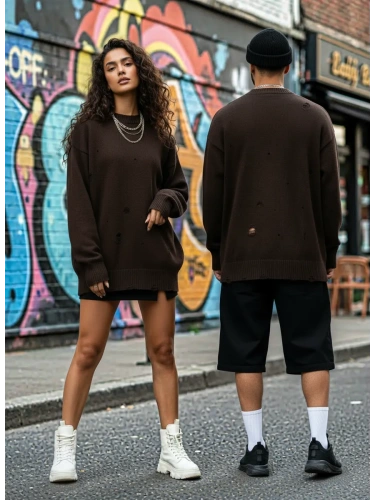 Свитер оверсайз рваный женский и мужской теплая унисекс фото 4