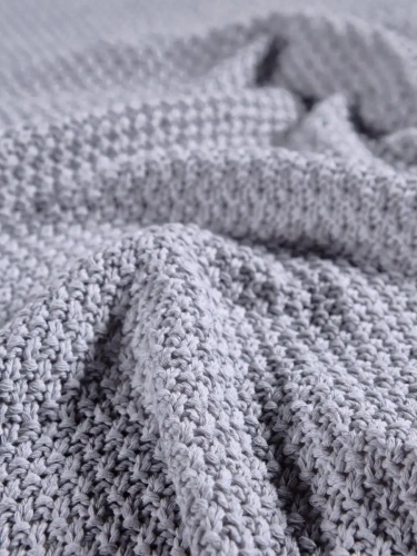 Плед 150х200 покрывало на диван кровать вязаный детский фото 3