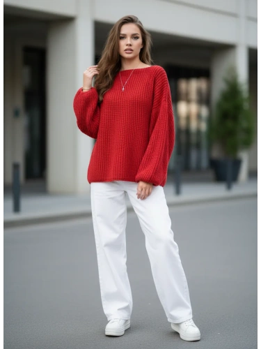 Вязаный свитер оверсайз удлиненный фото 4