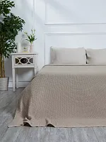 Плед 160х220 покрывало на диван кровать вязаный хлопок 100%