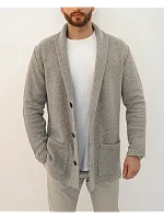 Кардиган на пуговицах длинный повседневный накидка удлиненный