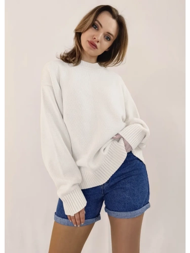 Свитер оверсайз женский и мужской теплая унисекс фото 5