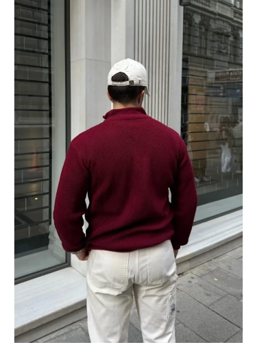 Свитер оверсайз теплый вязаный на молнии с воротником фото 2