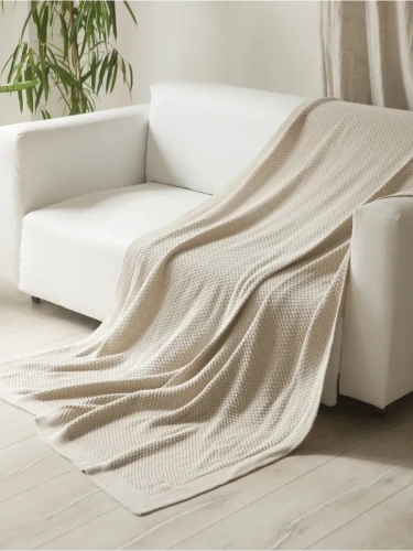 Плед 220х240 на кровать диван покрывало вязаный Хлопок 100 % фото 7