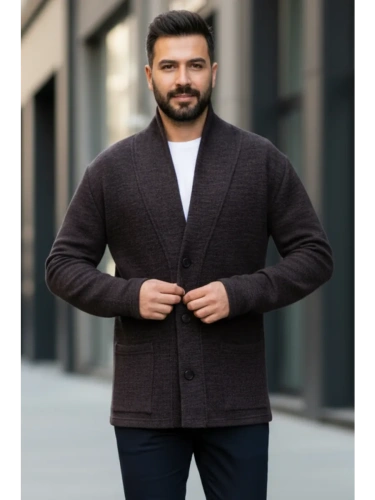 Кардиган на пуговицах длинный повседневный накидка удлиненный фото 2