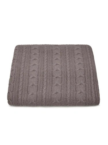 Плед 180х220 на кровать диван покрывало вязаный Хлопок 100 % фото 6