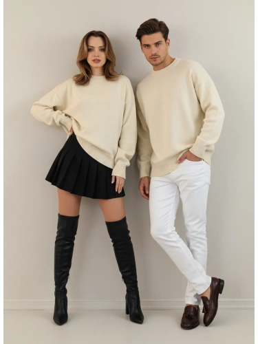 Свитер оверсайз женский и мужской теплая унисекс фото 8