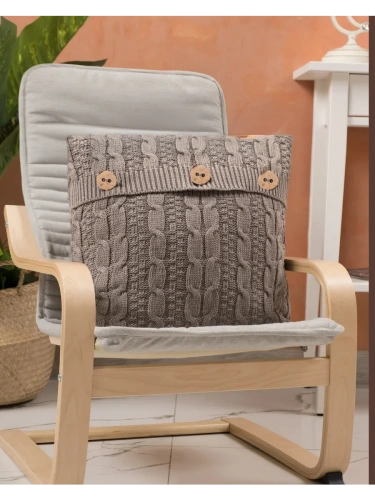 Плед 200x220 на кровать диван покрывало вязаный хлопок 100% фото 9