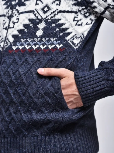 Кардиган мужской на молнии Кофта Жакет фото 2