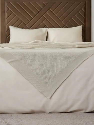 Плед 240х260 на кровать диван покрывало вязаный Хлопок 100 % фото 5