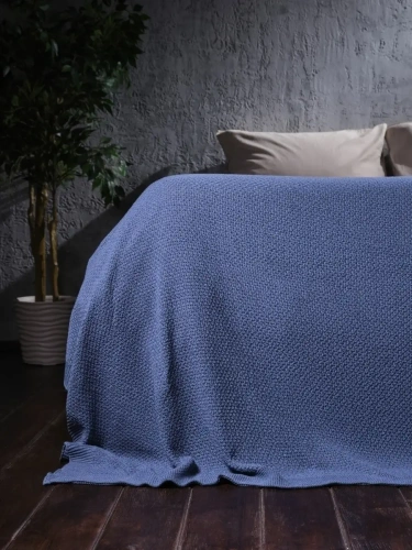 Плед 150х200 покрывало на диван кровать вязаный детский фото 2