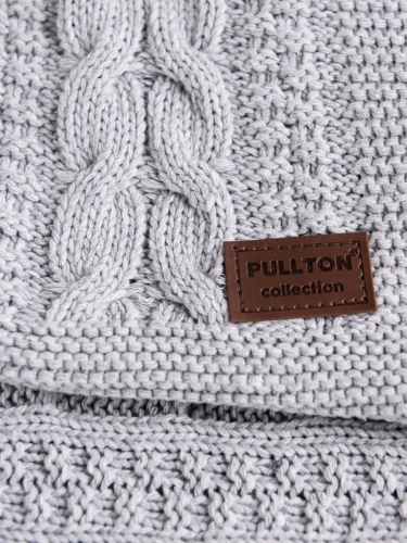 Плед 150х200 покрывало на диван кровать вязаный детский