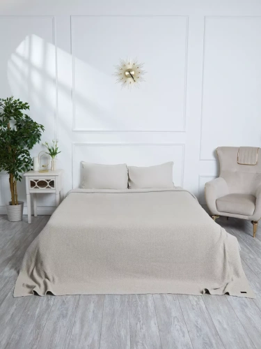 Плед 200х220 на кровать диван покрывало вязаный Хлопок 100 % фото 6