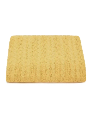 Плед 160х220 покрывало на диван кровать вязаный хлопок 100% фото 5