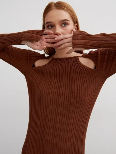 Платье вечернее праздничное офисное повседневное вязаное фото 4