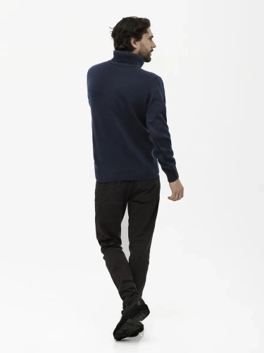 Свитер мужской с горлом теплый шерстяной фото 4