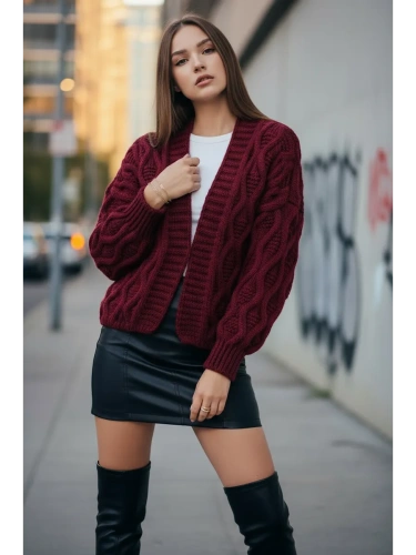 Кардиган женский укороченный летний оверсайз