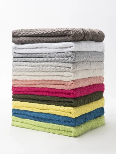 Плед 180х220 на кровать диван покрывало вязаный Хлопок 100 % фото 14