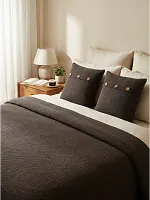 Наволочка декоративная вязаная для подушки 45 x 45 см хлопок