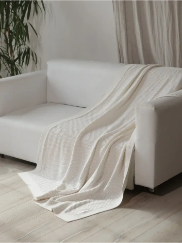 Плед 180х220 на кровать диван покрывало вязаный Хлопок 100 % фото 4