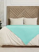 Плед 220х240 на кровать диван покрывало вязаный Хлопок 100 %