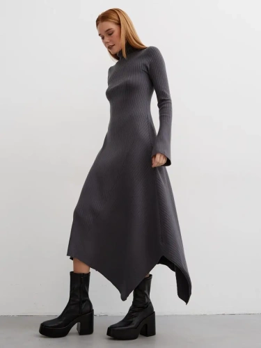 Платье вечернее праздничное офисное повседневное вязаное фото 4