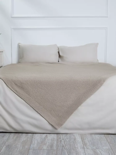 Плед 150х200 покрывало на диван кровать вязаный детский