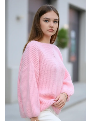 Вязаный свитер оверсайз удлиненный фото 4