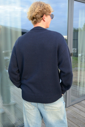 Свитер оверсайз женский и мужской теплая унисекс фото 7