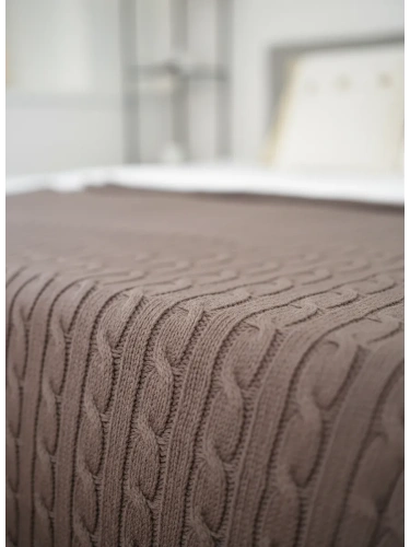 Плед 150х200 покрывало на диван кровать вязаный детский фото 5