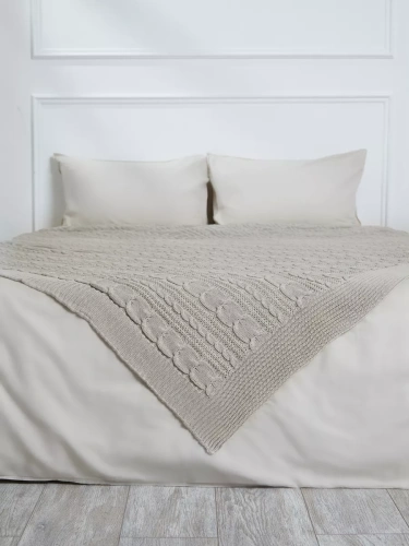 Плед 150х200 покрывало на диван кровать вязаный детский фото 2