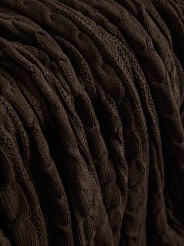 Плед 180х220 на кровать диван покрывало вязаный Хлопок 100 % фото 3