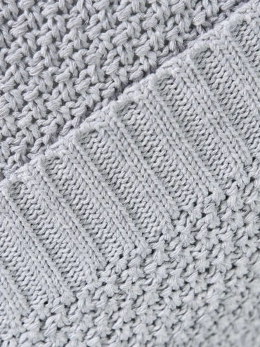 Наволочка декоративная вязаная для подушки 45 x 45 см хлопок фото 4