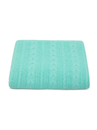 Плед 160х220 на кровать диван покрывало вязаный Хлопок 100 % фото 5