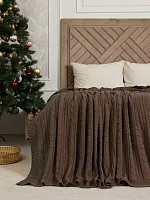 Плед 150х200 покрывало на диван кровать вязаный детский