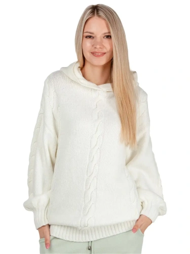 Худи оверсайз с капюшоном шерстяной Кофта длинный Свитер