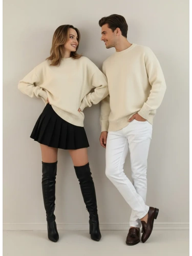 Свитер оверсайз женский и мужской теплая унисекс фото 3