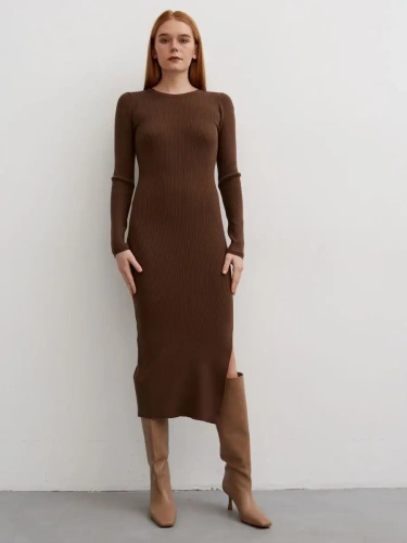 Платье вечернее праздничное офисное повседневное вязаное фото 3