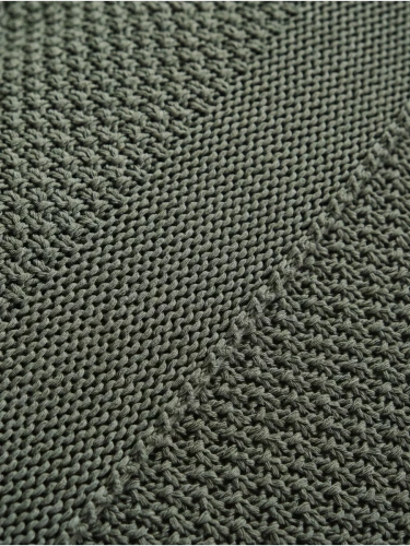 Плед 200х220 на кровать диван покрывало вязаный Хлопок 100 % фото 3