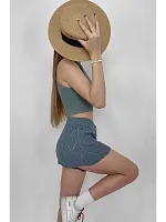 Шорты женские летние Пляжные кроше короткие