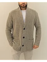 Кардиган на пуговицах длинный повседневный накидка удлиненный