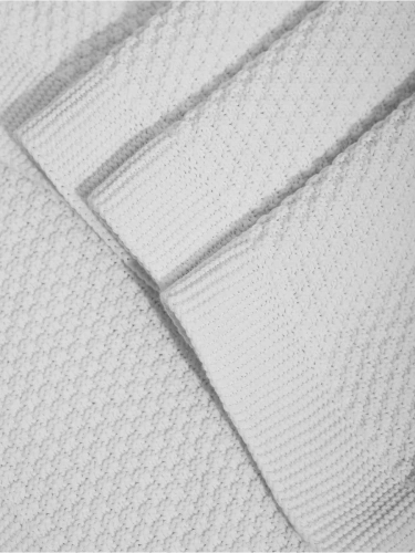 Плед 180х220 на кровать диван покрывало вязаный Хлопок 100 % фото 6