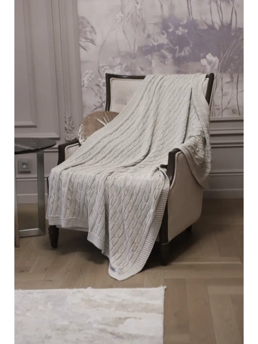 Плед 150х200 покрывало на диван кровать вязаный детский фото 5