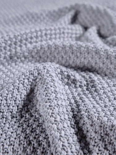 Плед 220х240 на кровать диван покрывало вязаный Хлопок 100 % фото 5