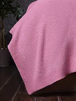 Плед 150х200 покрывало на диван кровать вязаный детский