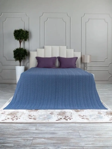 Наволочка декоративная вязаная для подушки 45 x 45 см хлопок фото 6